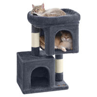 Produktbild von Dripio Kratzbaum für Katzen mit Katzenhaus und Sisal-Elementen 65 cm