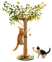 Dripio Kratzbaum für Katzen mit Sisal, Bällen und Spielzeug – Bild 1 von 1