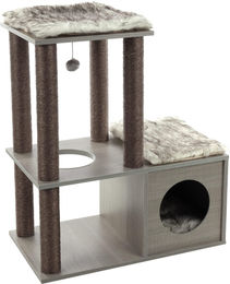 Dripio Kratzbaum Grau mit Sisal 70 x 40 x 84 cm – Bild 1 von 1