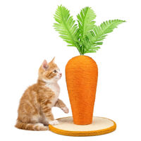Produktbild von Dripio Kratzbaum Karotte mit Höhle aus Sisal in Orange 30 cm