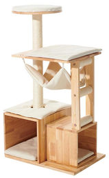 Dripio Kratzbaum LIGNO Creme 60x40x108 cm – Bild 1 von 1