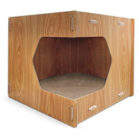 Produktbild von Dripio Kratzbaum Loft für Katzen aus Holz und Pappe 40x40x35 cm