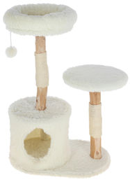 Dripio Kratzbaum Lucia weiß 90 cm aus Holz für Katzen – Bild 1 von 1