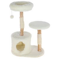 Produktbild von Dripio Kratzbaum Lucia weiß 90 cm aus Holz für Katzen