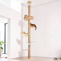Produktbild von Dripio Kratzbaum mit 5 Etagen höhenverstellbar 127-305 cm