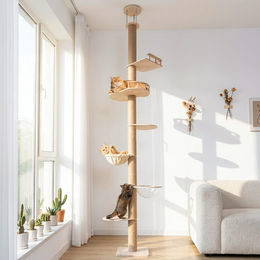 Dripio Kratzbaum mit 6 Etagen höhenverstellbar 178-305 cm – Bild 1 von 1