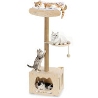 Produktbild von Dripio Kratzbaum mit Fenstersitz aus Sisal in Beige 116 cm