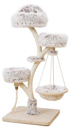 Dripio Kratzbaum mit Hängematte aus Sisal und Plüsch 130 cm – Bild 1 von 1