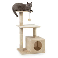 Produktbild von Dripio Kratzbaum mit Höhle und Plüschball in Beige 85 cm