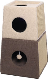 Dripio Kratzbaum mit Sisalmatte beige/taupe 40x40x71 cm – Bild 1 von 1