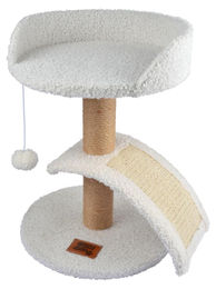 Dripio Kratzbaum mit Spielzeug ecru 30 x 40 cm – Bild 1 von 1