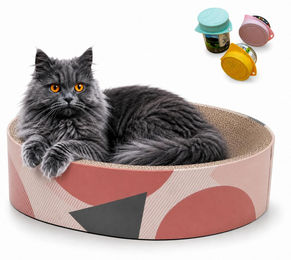 Dripio Kratzmatte für Katzen aus Pappe 44 x 34 x 10 cm bedruckt – Bild 1 von 1