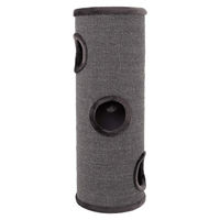 Produktbild von Dripio Kratztonne aus Sisal mit Spielball in Grau, 100 cm Höhe