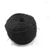 Produktbild von Dripio Sisalseil Schwarz 6 mm x 25 m für Kratzbäume und DIY