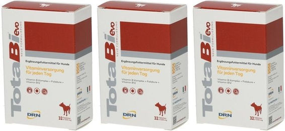 Produktbild von DRN TotaBi Vitamin B Tabletten für Hunde zur Unterstützung des Immunsystems und der Rekonvaleszenz