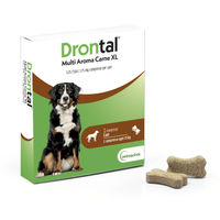 Produktbild von Drontal Multi Ar Carne XL Tabletten für Hunde