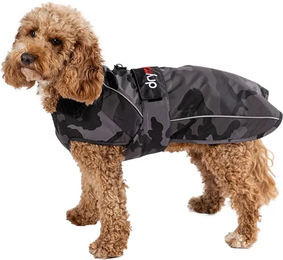 Dryrobe Hundemantel wasserdicht und winddicht mit Fleecefutter Größe S Schwarz – Bild 1 von 6