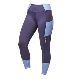 Dublin 2021 Damen Power Performance Mid Rise Colour Block Reithose Blau – Bild 1 von 7