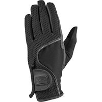 Produktbild von Dublin Airflow Honeycomb Reithandschuhe aus Kunstleder für Damen und Herren Schwarz Größe XL