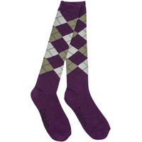 Produktbild von Dublin Argyle Reitsocken Lila/Asche