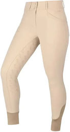 Dublin Cammy Comfort Twill Reithose Damen Mid Grip Beige Grösse 42 – Bild 1 von 9