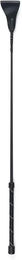 Dublin Carbon Crystal Crop Peitsche aus Leder Schwarz 64,8 cm – Bild 1 von 4