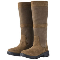 Produktbild von Dublin Danman Reitstiefel für Damen aus Leder in Braun Größe 36 EU wasserabweisend