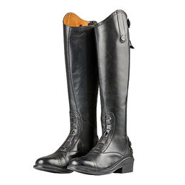 Dublin Evolution Tall Field Reitstiefel aus Leder für Damen Schwarz 37 EU – Bild 1 von 9