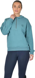 Produktbild von Dublin Fleece-Pullover mit Kapuze für Damen aus Baumwolle Blau Größe M