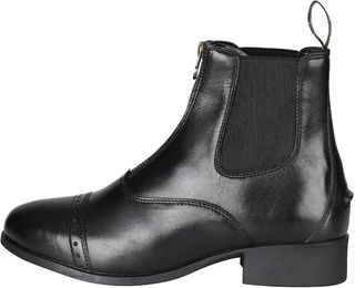 Dublin Foundation Paddock Boots II Reitstiefel aus Leder für Kinder Schwarz Größe 28 EU – Bild 1 von 9