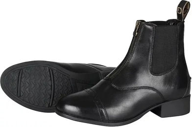 Dublin Foundation Paddock II Reitstiefel aus Leder für Erwachsene Schwarz Größe 43 EU – Bild 1 von 9