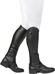 Dublin Fusion Minichaps für Damen aus Leder Schwarz XL – Bild 1 von 5