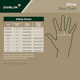 Produktbild von Dublin Glitzer Reithandschuhe aus Ziegenleder in Schwarz Größe XL