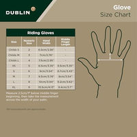 Produktbild von Dublin Glitzer Reithandschuhe aus Ziegenleder in Schwarz Größe XL