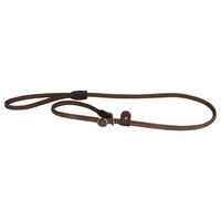 Produktbild von Dublin Hund Set aus Leder mit Halsband und Leine in Braun