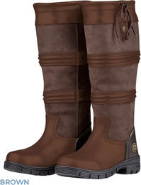 Dublin Husk II Reitstiefel für Damen aus Leder wasserdicht Braun Größe 43 EU – Bild 1 von 4