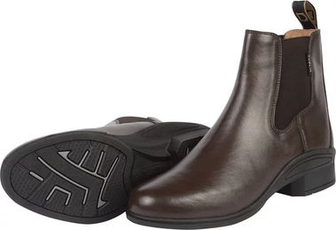 Dublin Jodhpur Reitstiefel für Kinder aus Kunstleder Braun Größe 32 EU – Bild 1 von 5