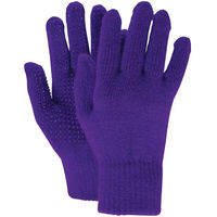 Produktbild von Dublin Magic Reithandschuhe mit Knopfgriff Unisex Lila