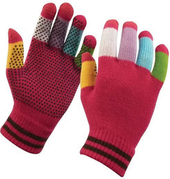 Produktbild von Dublin Magic Reithandschuhe mit Knopfgriff Unisex Rosa