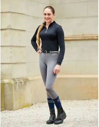 Dublin Performance Flex Knee Patch Reithose für Kinder in Grau Größe 24 – Bild 1 von 3