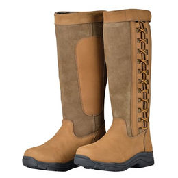 Dublin Pinnacle Boots III Reitstiefel für Damen aus Leder in Braun wasserdicht Größe 38.5 EU – Bild 1 von 6