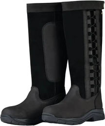 Dublin Pinnacle III Reitstiefel aus Leder Schwarz Größe 40 EU wasserdicht Unisex – Bild 1 von 8