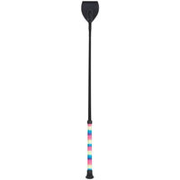Produktbild von Dublin Rainbow Handle Crop Peitsche Schwarz 61 cm