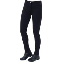 Produktbild von Dublin Reithose Supa-fit für Damen mit Zip-up Knie aus Baumwolle Schwarz Größe M