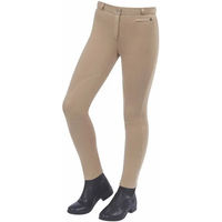 Produktbild von Dublin Reithose Supa-fit Zip Up für Kinder in Beige aus Baumwolle