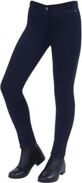 Dublin Reithose Supa-fit Zip Up Knee Patch für Damen in Blau – Bild 1 von 3