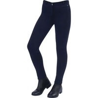 Produktbild von Dublin Reithose Supa-fit Zip Up Knie-Patch für Damen in Blau Größe M