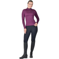 Produktbild von Dublin Reitshirt Damen langarm wasserabweisend Lila XS