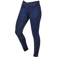 Produktbild von Dublin Shona Reithose für Damen mit Wildleder-Sitzfläche in Blau