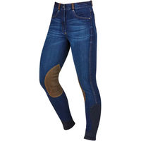 Produktbild von Dublin Shona Reitjeans für Damen mit Knie-Patch Blau 3XL